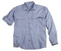Crisfield Summer Fishing Shirt by Lateral Line - sky blue